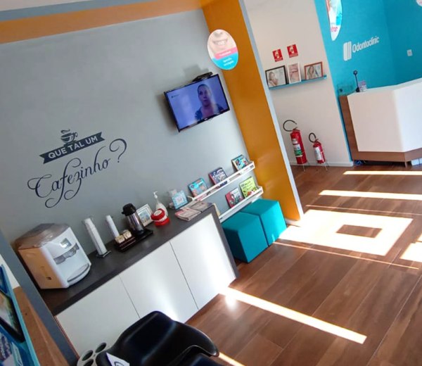 Recepção da clínica Odontoclinic