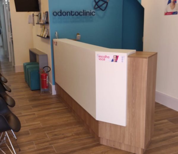Recepção da clínica Odontoclinic